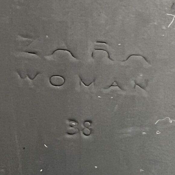 Zara Womens Size 38 Black Pointed Toe Slip On Loafer Business Casual Shoes - Picture 9 of 9